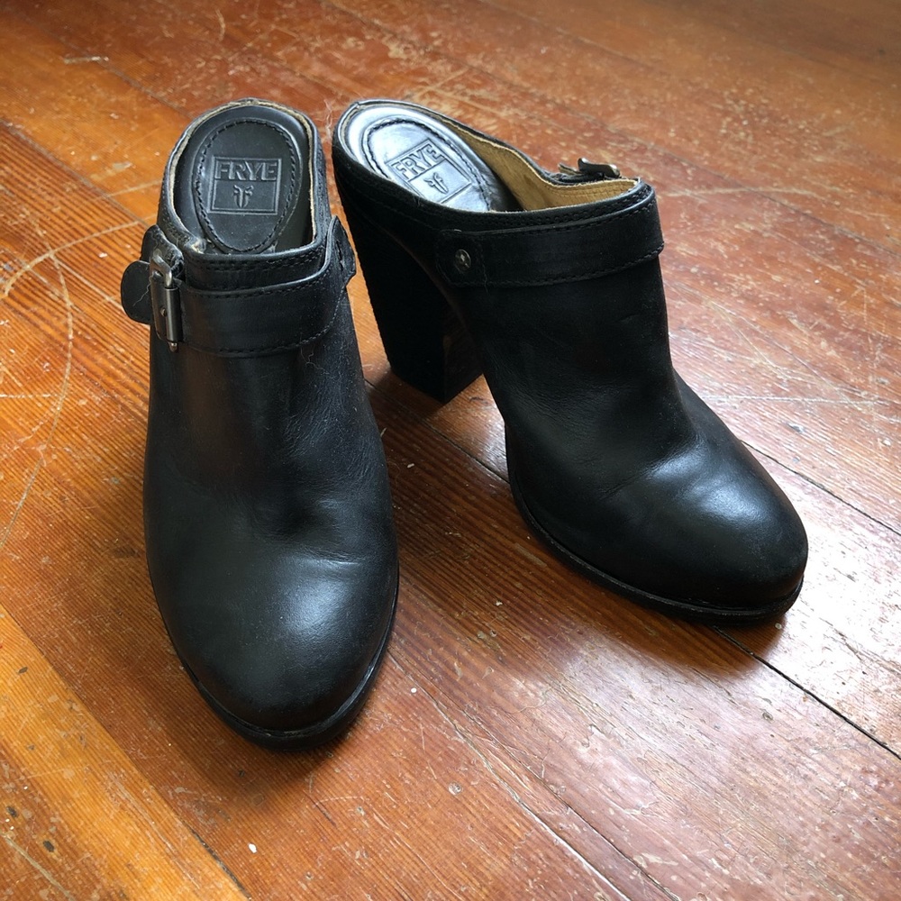 Frye Leather Mules
